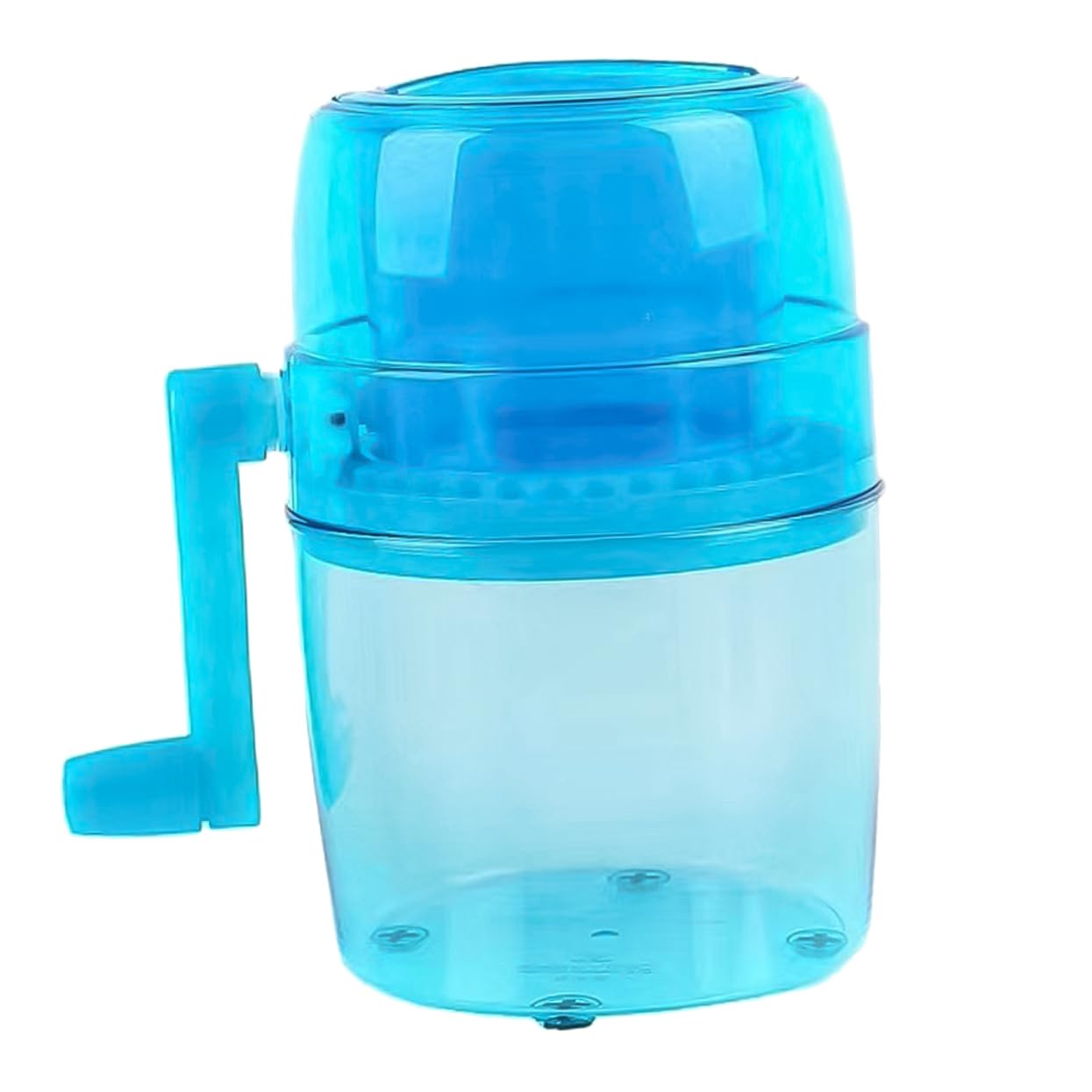 KICHOUSE Crusher Manual Ice Shaver for Making Smoothies Multifunctional Hand-cranked Ice Mill Easy to Clean Ice Chopper