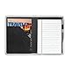 Konper Classic Padfolio/Junior Portfolio Folder Case, Business A5 Binder Organizer Notepad for Men Women, 5 x 8 Writing Pad Included, Silver