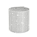 Joyoldelf 24 fila plata Rhinestone Diamond brillo bandas de lazos para tartas,...