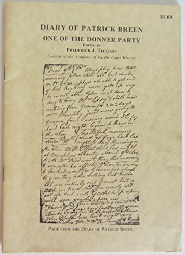 Bild: Diary of Patrick Breen 1 of the Donner Party f�r 136,60 EUR bei amazon.de