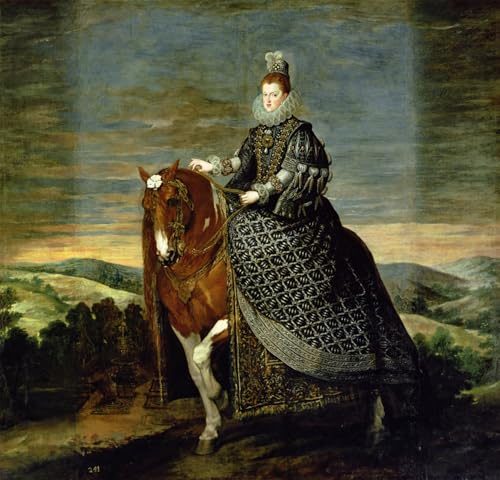 Tableau Velazquez reine Marguerite d'Autriche 60x90cm art mural