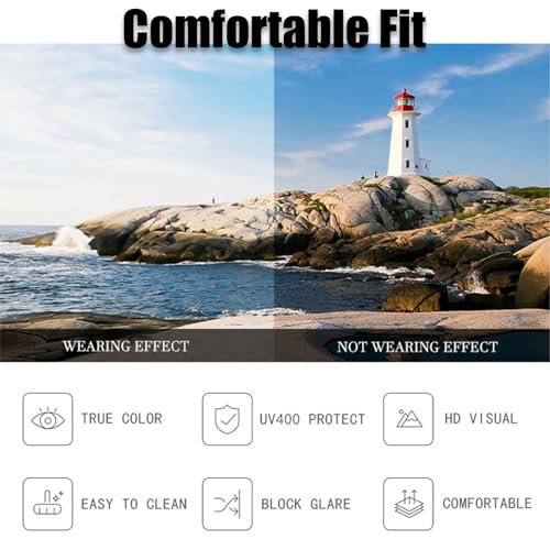 Pickelect Aviator Sunglasses,Retro Gradient Sunglasses UV400 Protection,Pickelect Gradient Aviator Sunglass2