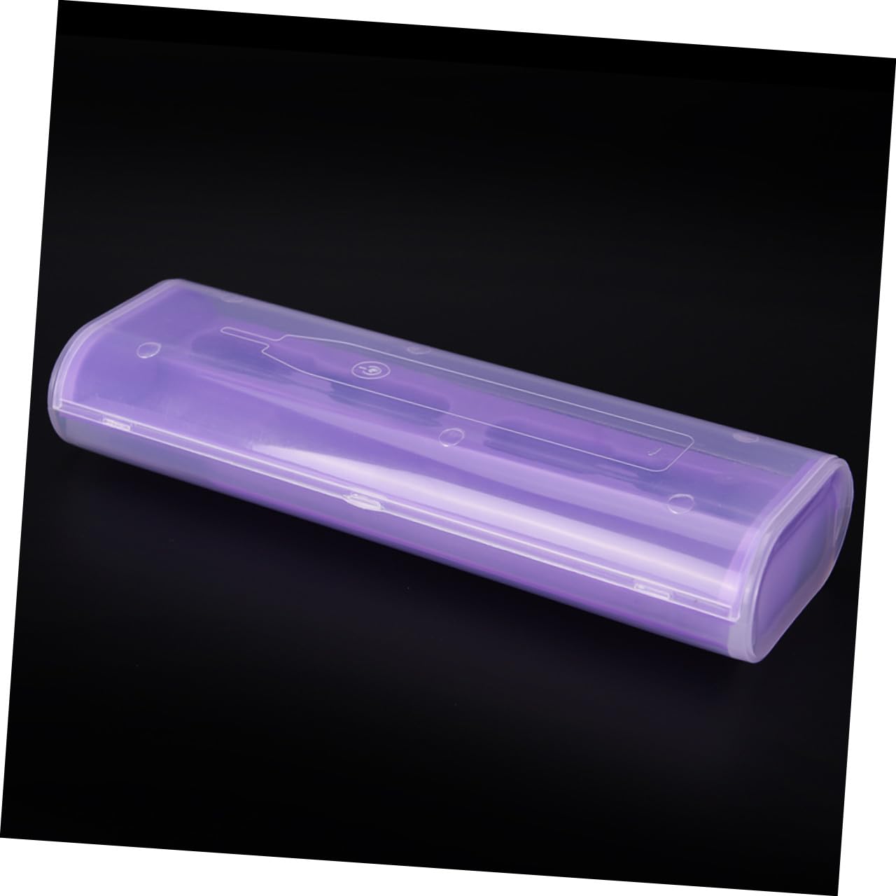 FRCOLOR 3 custodie per spazzolini da denti elettrici, da viaggio, per spazzolino elettrico, per bagni di protesici, spugna di risciacquo, viola, da viaggio, scatola portatile, Lilla, Cartella