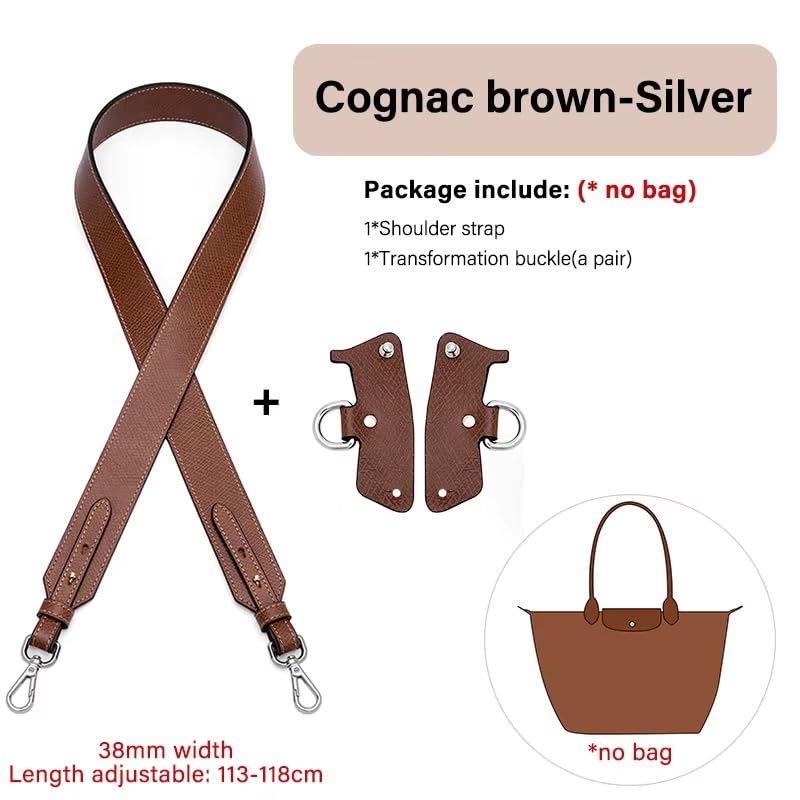 Image of Vachetta Leather Purse Strap Replacement for Longchamp Strap Kit
