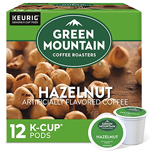 Image of Green Mountain Coffee Roasters Hazelnut Keurig Single-Serve K-Cup pods, Light Roast Coffee, 12 Count