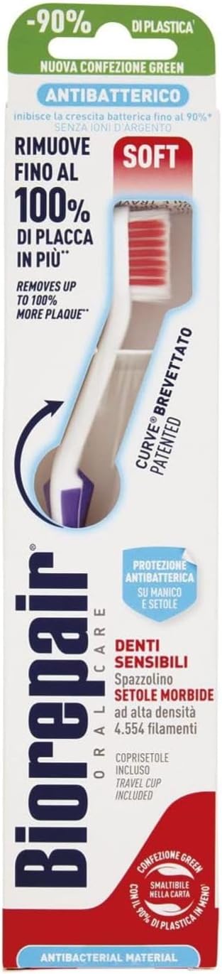 Biorepair : Oral Care Pro Toothbrush Denti Sensibili- Soft -Random Color