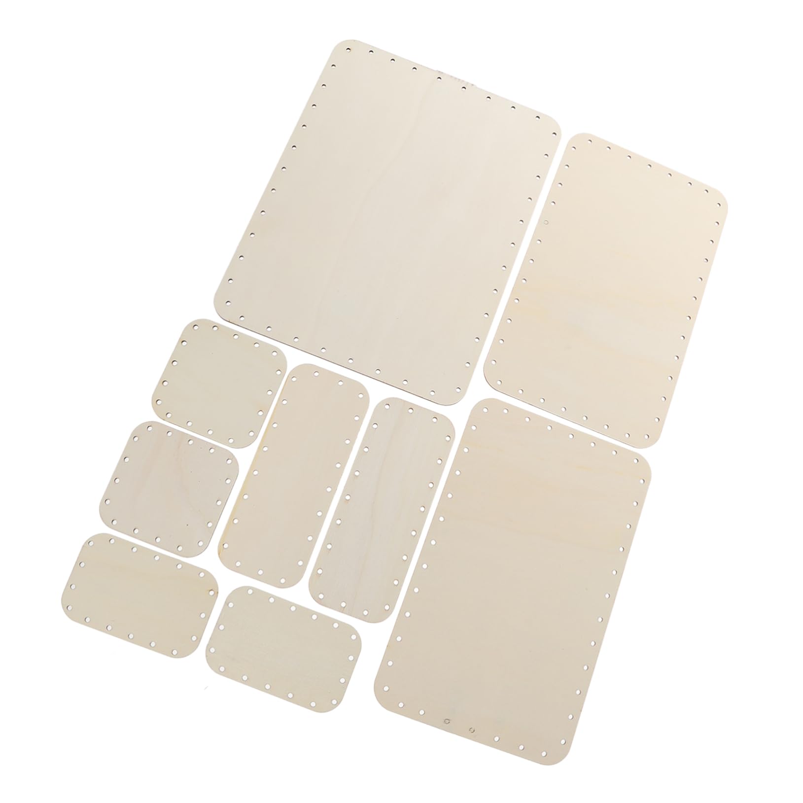 Adornos de Madera para Pared, 9 Piezas, Mezcla de 5 Estilos