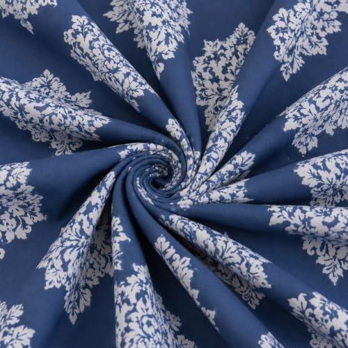 Image of Castiqa Elastic Fitted Supersoft Premium Polycotton 200TC Double Bedsheets King Size 78x72 Inch with 2 Pillow Covers (Fits Upto Mattress of 8Inches) (Multicolor V)