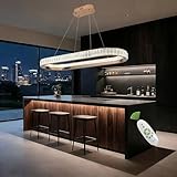 lampadario sospensione ovale 【Lussuosa lampada a sospensione a LED, lampadario in cristallo dimmerabile】 Valorizza la tua casa con questo moderno lampadario a LED color oro. La galvanica di alta qualità garantisce brillantezza e resistenza a lungo termine, mentre gli splendidi dettagli in cristallo completano il design. Questo moderno lampadario a LED si integra perfettamente in qualsiasi ambiente, dalla camera da letto alla sala da pranzo. Aggiungi un'atmosfera calda, lussuosa ed elegante alla tua casa