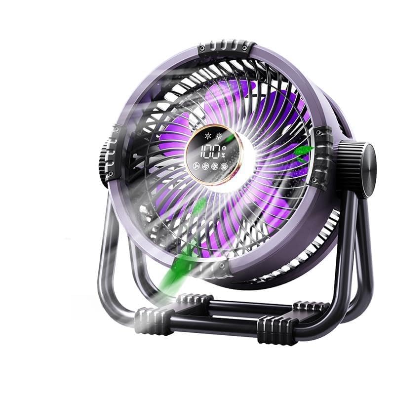 Ventilateur de camping rechargeable 20000mAh à grande autonomie et lumière