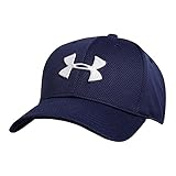 Under Armour Men's Blitzing II Stretch Fit Cap, Midnight Navy (410), Large/X-Large
