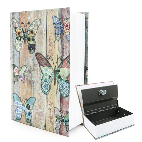 Buch Safe mit Kombinationsschloss Buchsafe Wörterbuch mit Geheimversteck Kreativer Büchersafe für Schlüssel Diary Geld und Schmuck Versteckte Aufbewahrungsbox für Zuhause Diebstahlsicherung