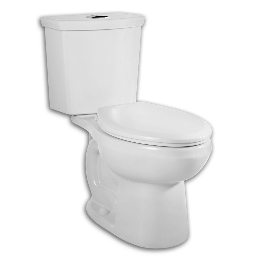 2886.216.020 H2Option Siphonic Dual Flush Right Height Elongated Two-Piece Toilet, White