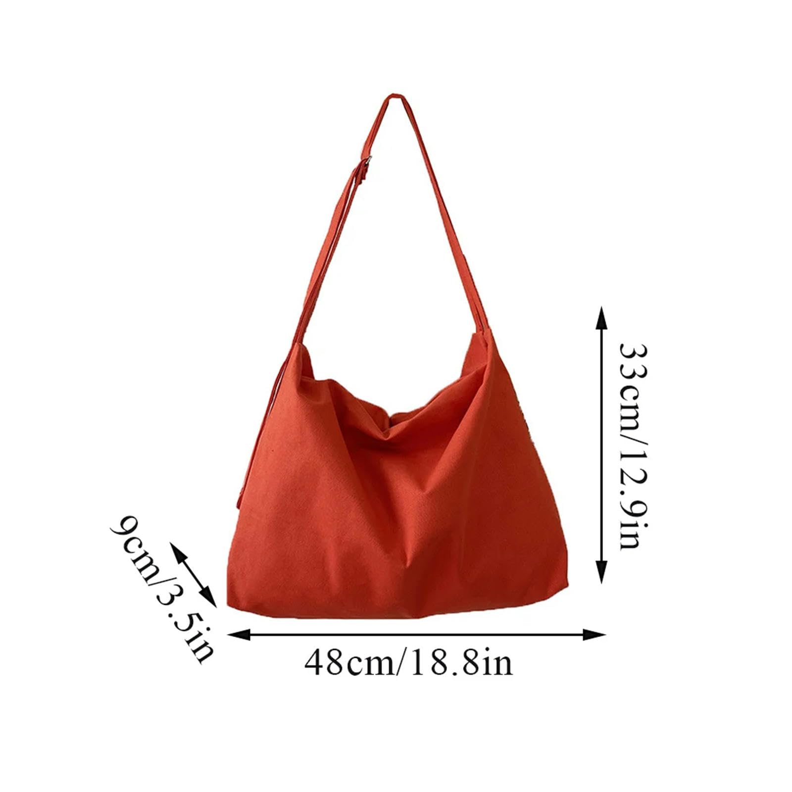 borsa tracolla donna Borsa A Tracota In Tela Casual Tela Da Donna Borsa Studentessa Sacca Di Grande Capacità Unisex