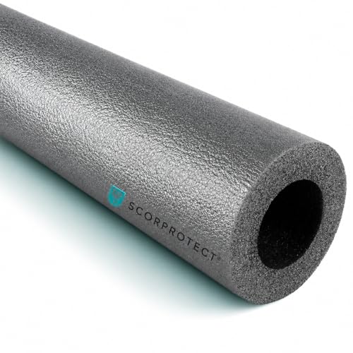 Scorprotect Graue PE Rohrisolierung angeschlitzt 1 Meter Stange (15 x 13 x 1 Meter)