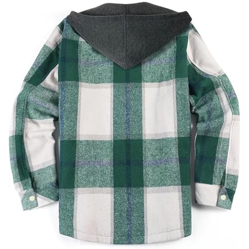 RTTUIOP Mens Jacket Mens Zip Up Hoodies Plus Size Coats Winter Casual Long Sleeve Shirts Zipfront Gingham Hoodies Overcoat3