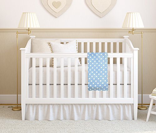 Image of Little Starter Plush Toddler Blanket, Blue Dot (Pack of 2)