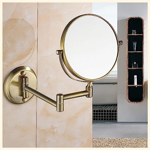 Miroir de maquillage mural pour ne plus manquer aucun détail grâce au grossissement 3X