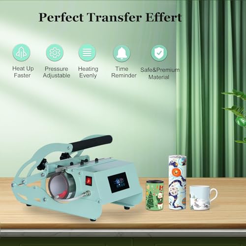Máquina de prensa térmica para tazas de vidrio 20-30 oz miniatura 2