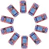 DC 5V Relay Module 1-Channel Relay Switch with Optocoupler Isolation High/Low Level Trigger, Pack of 10