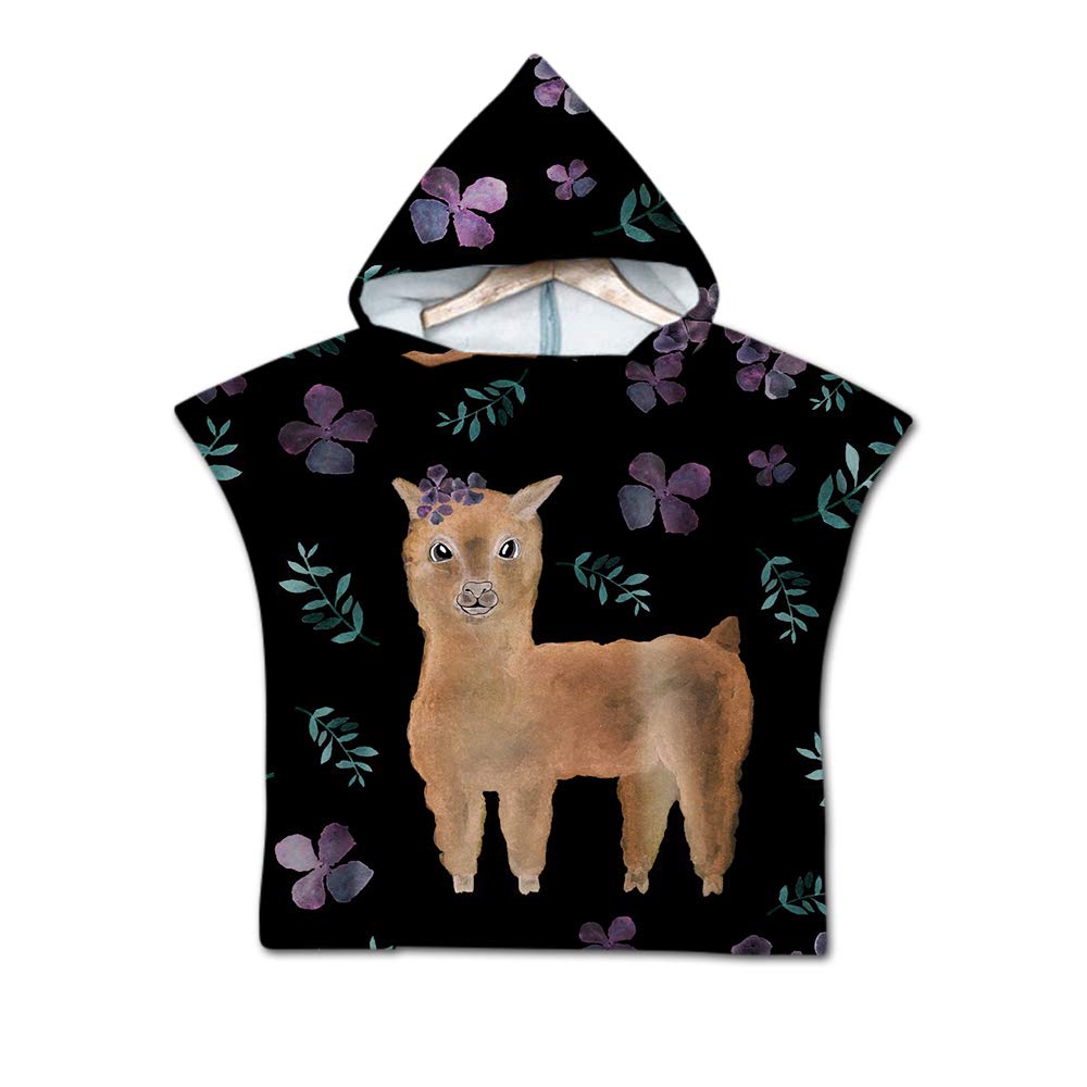 Asciugamano Poncho Per Bambini Con Cappuccio - Microfibra, 60x80 Cm