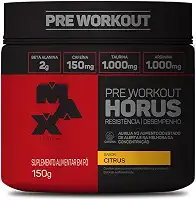 Max Titanium Hórus Pre Workout - 150G Citrus -
