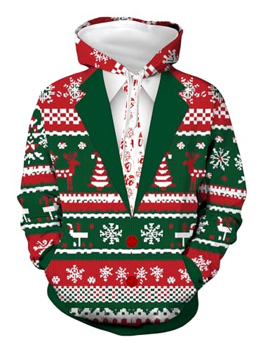 Ugly Christmas Sweatshirt Funny Muscle Christmas Hoodie 3D Printed Santa Claus Pullover Novelty Holiday Sweater 1 Ugly Christmas Sweatshirt Funny Muscle Christmas Hoodie 3D Printed Santa Claus Pullover Novelty Holiday Sweater