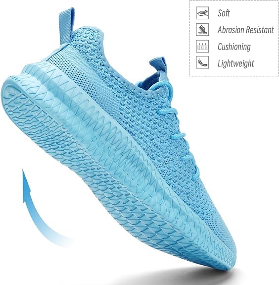 Image of Running Shoes for Women Slip On Tennis Walking Sneakers Sport Fashion Casual Workout Gym Athletic Hiking Nurse Non Slip Lightweight Breathable Trainers