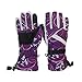 Niunu Skihandschuhe Wasserdichter Winterhandschuhe Touchscreen Warme Snowboardhandschuhe Schnee Thermohandschuhe für Damen Winddichte und warme Mädchen-Handy-Schiebeschirm-verdickte Handschuhe