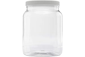 CLEARVIEW 2 GALLON Plastic Jar with Lid