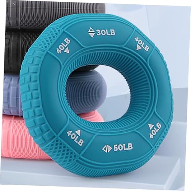 Finger Strengthener Hand Grip Trainer with Resistance Levels Silicone Massage Ring for Finger and Forearm Workout Compact Stress Relief Tool for Musicians Climbers Tennis Players