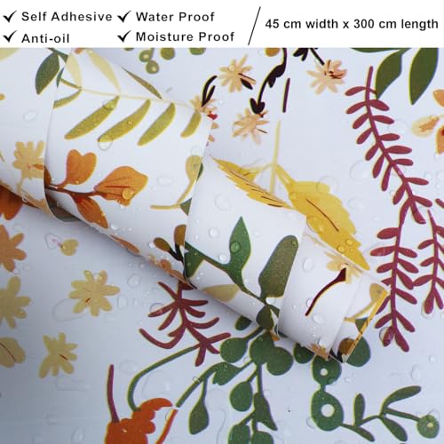 Image of Self Adhesive Decorative Peel Stick Waterproof Wallpaper Wall Decor Removable Wall Paper for Living Room Hall Decoration PVC Vinyl DIY Contact Paper 45x304cm