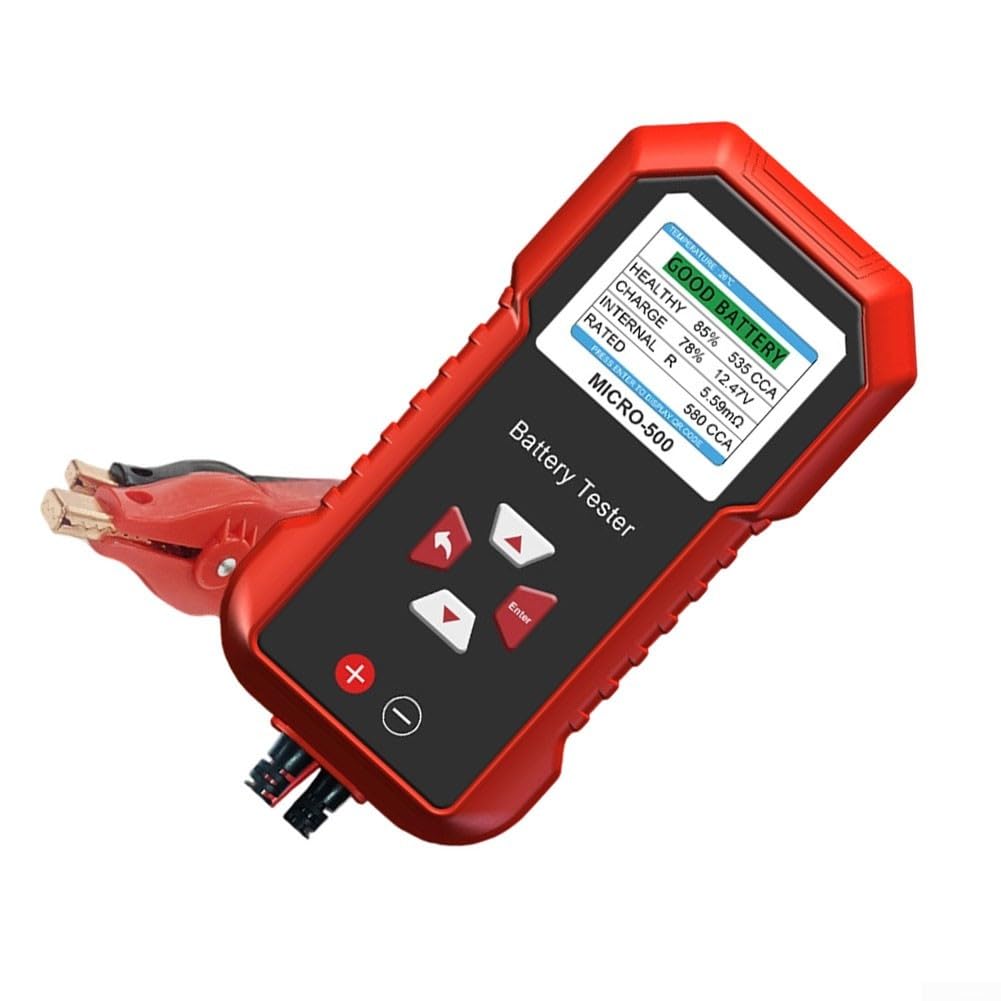 Comprobador de batería de 12 V para moto Start-Stop Test Test Battery