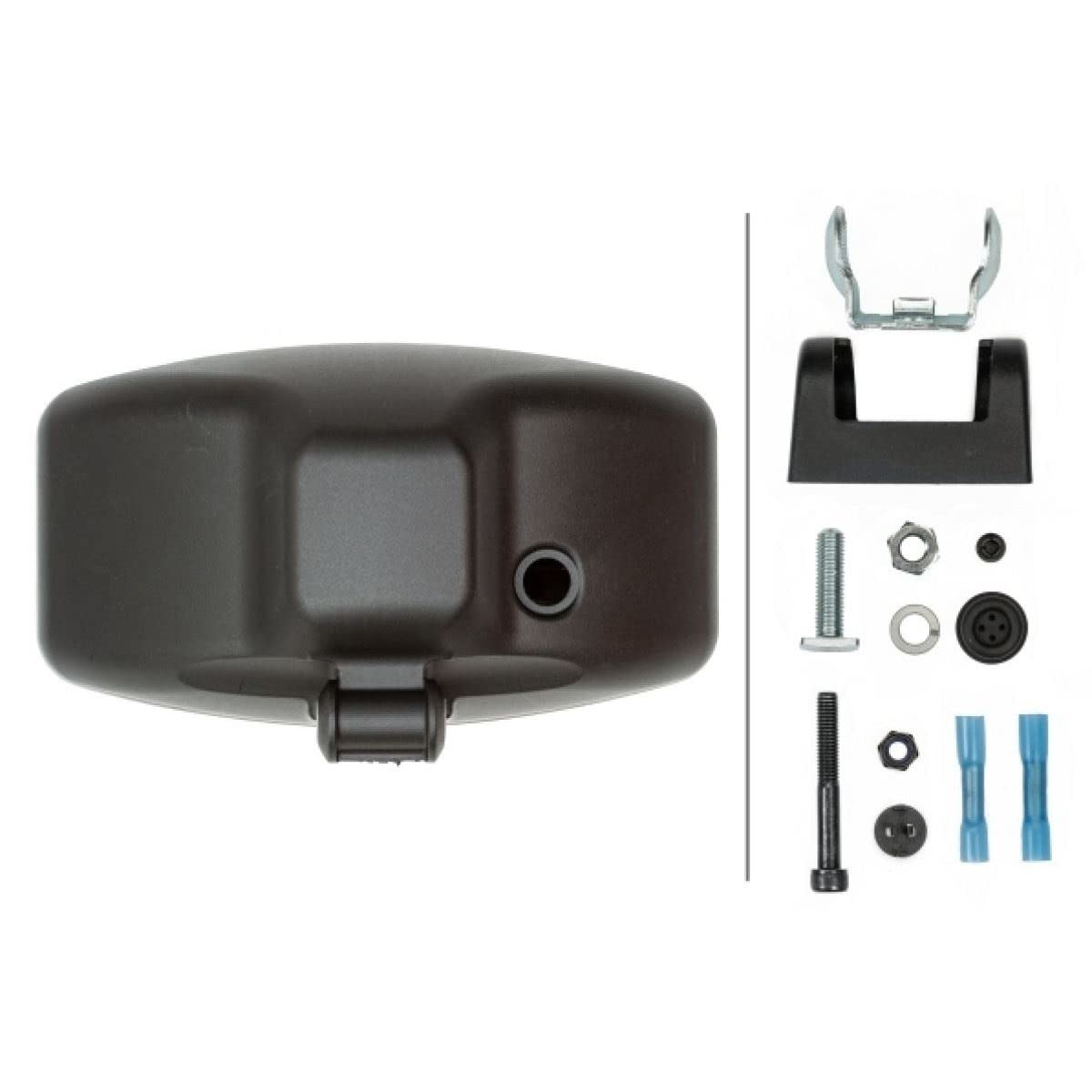 J/J 6x Fari Profondità Proiettori Abbagliante Alogeno H7 + 6 Led Per Camion Trattori Lente diffusore cristallina - Sx/Dx Luce Bianca