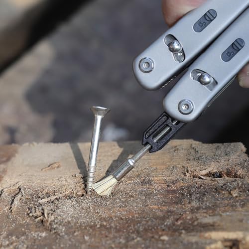 Image of Roxon FT08 Build Your Own Multitool Accessory for Flex Multitool (4 pcs A Set Included Comb, Marlin Spike, Mini Brush, Hook) Good for Outdoor & Camping