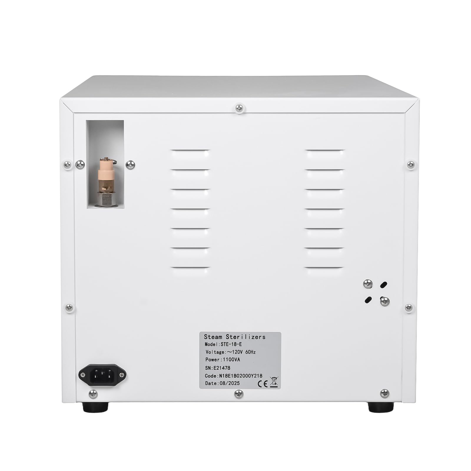 Esterilizador autoclave de mesa de 18 L, equipo de laboratorio de control de vapor de alta temperatura, ideal para oficinas pequeñas y uso clínico, solución de esterilización fiable