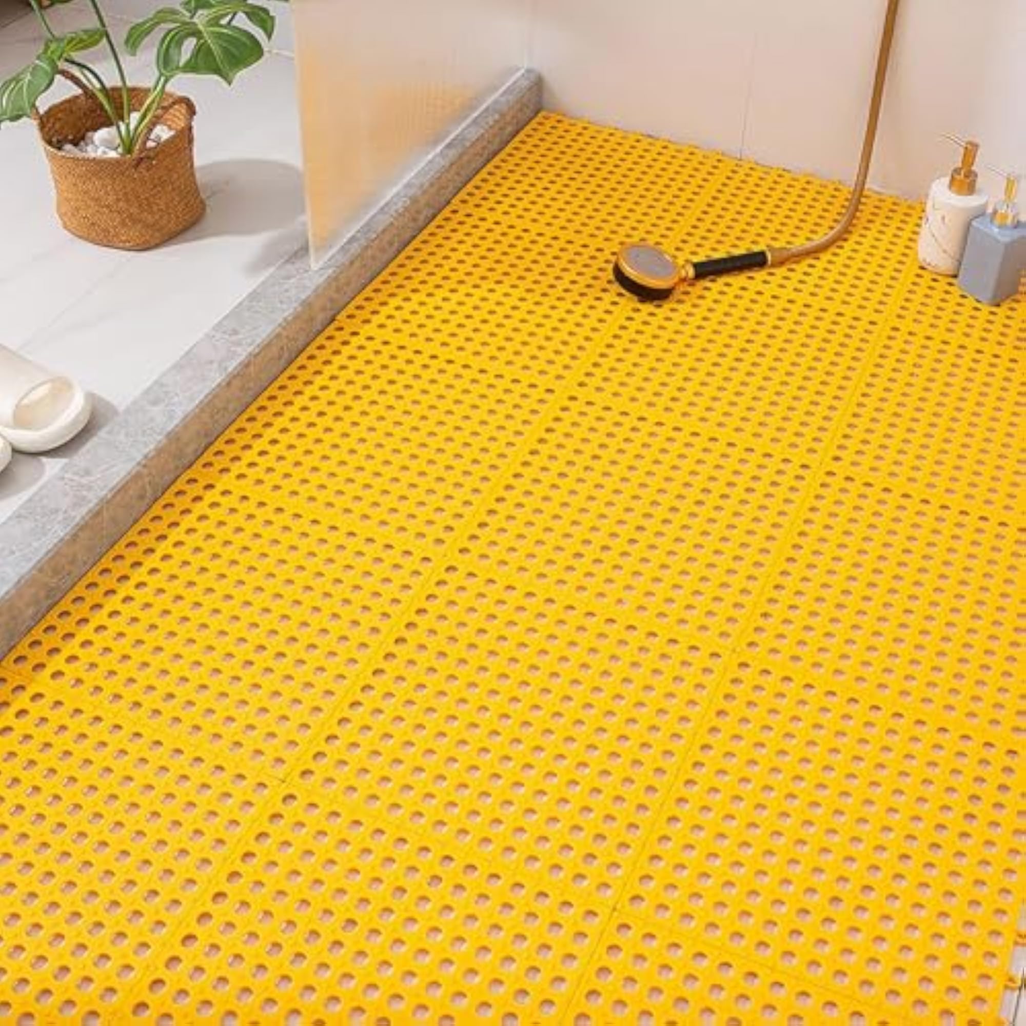 Splicing Bathtub Mat, Versatile Non-Slip Waterproof