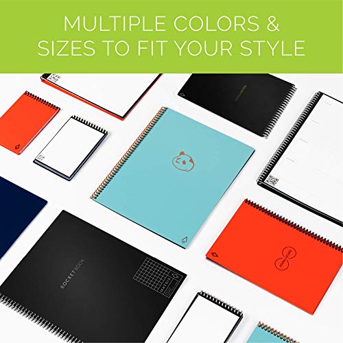 Carnet de notes réutilisable avec stylo Pilot Frixion Rocketbook Matrix format lettre - 8