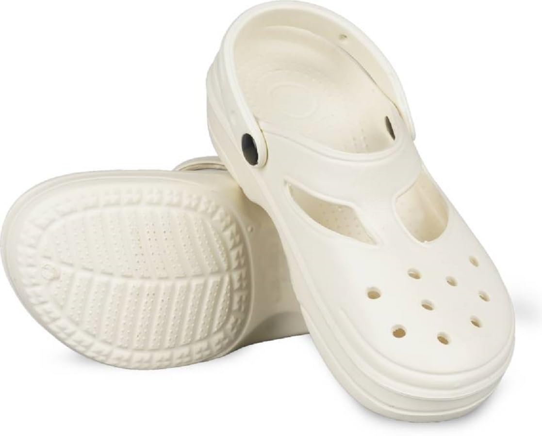 Clogs: The Perfect Blend of Style and Comfort for Women & Girls Sandals : Fashion Meets Comfort for Women & Girls (White, UK Footwear Size System, Adult, Women, Numeric, Medium, 6)-image-47