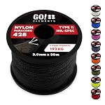 GO!elements – Paracord 425 Typ II | ø 3mm - 9 Kerne - max. 192 kg | 100% N