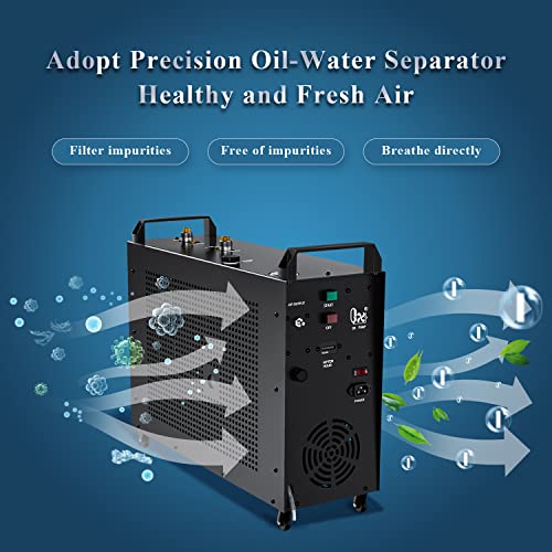 Gx Pump E-5K2 Pcp Air Compressor, 4500Psi 110V 1200W, Auto-Stop Setting, 2 Pistons & 4 Stages Compression, Water And Fan Cooling, Moisture Filter,10 Hours Continuous Work For Paintball,Scuba #TOP3