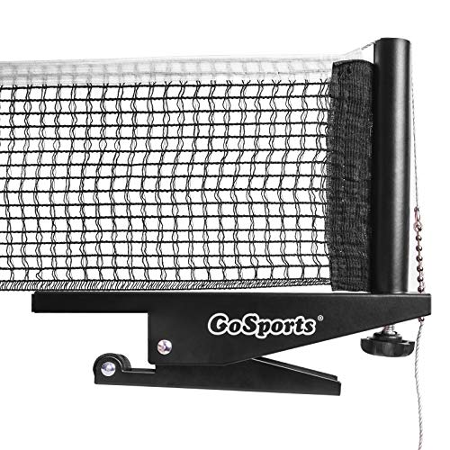GoSports Universal Regulation Table Tennis Net with Clamps 72 Inch Tournament Regulation Net with Adjustable Side Posts