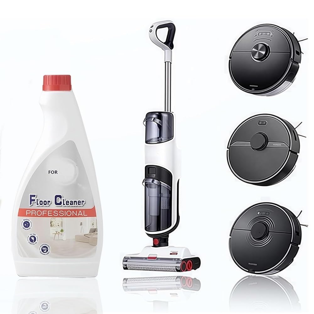 Solution de nettoyage des sols 480ML. Compatible avec Roborock S7 MaxV Ultra/S7 MAXV /S7 MAXV Plus/S7 PRO Ultra/Dyad/S8 Pro Ultra. Pièces détachées de l'aspirateur Convient à tous les aspirateurs ro