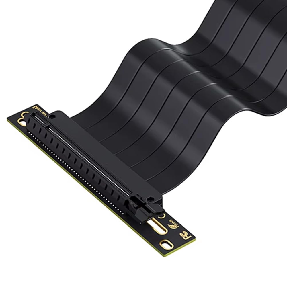 L-Z3 GPU, pionowy zestaw wsporników montażowych, PCIe 4.0 X16, kabel riser 200 mm, uchwyt montażowy kierownicy karty graficznej, czarny