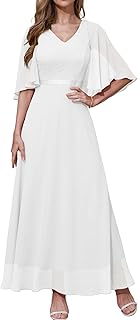 Formal Wedding Guest Dresses, 2025 Fall Bridesmaid Party Cocktail Evening Long Prom Lace Dress