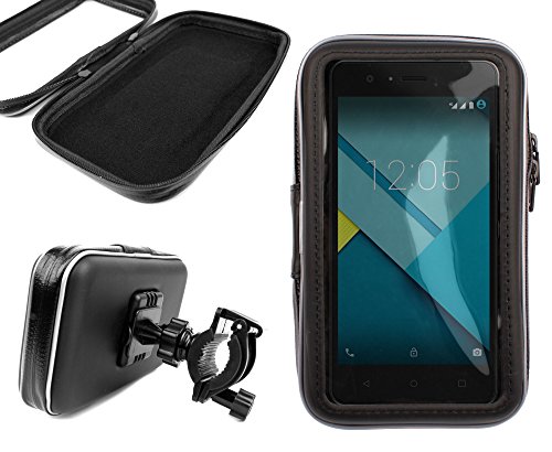 DURAGADGET Funda/Montaje Giratorio para Bici para BQ Aquaris X5 / M5 / M5.5 - ¡Ideal para Ciclistas