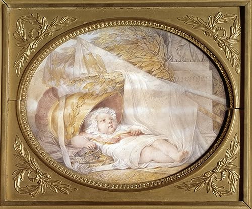 Toile Portrait Roi Ofbebe au Casque de Mars, Tableau d'Art de Qualité Musée en Impression Premium