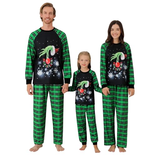 Weixinbuy Christmas Pajamas for Family - Matching PJs for Couples, Women, Men, Kids, Girls, Boys