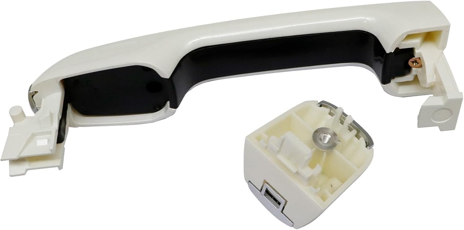 GXARTS Side White Front Right Passenger Side or Rear Door Exterior Door Handles Compatible with Lexus GX460 2010-2014 69210-60170 69250-60050 69250-60060 69250-60070 Outer Door Handle
