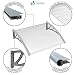 VOUNOT Marquesinas Exterior para Puertas y Ventanas, 100 x 80 cm Tejadillo...
